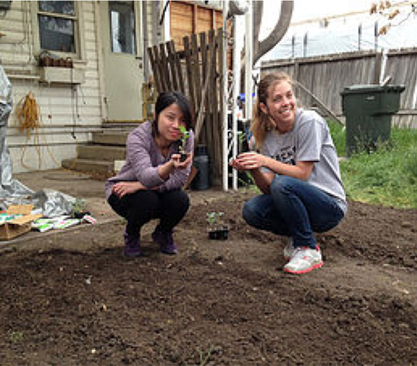 Teens Gardening